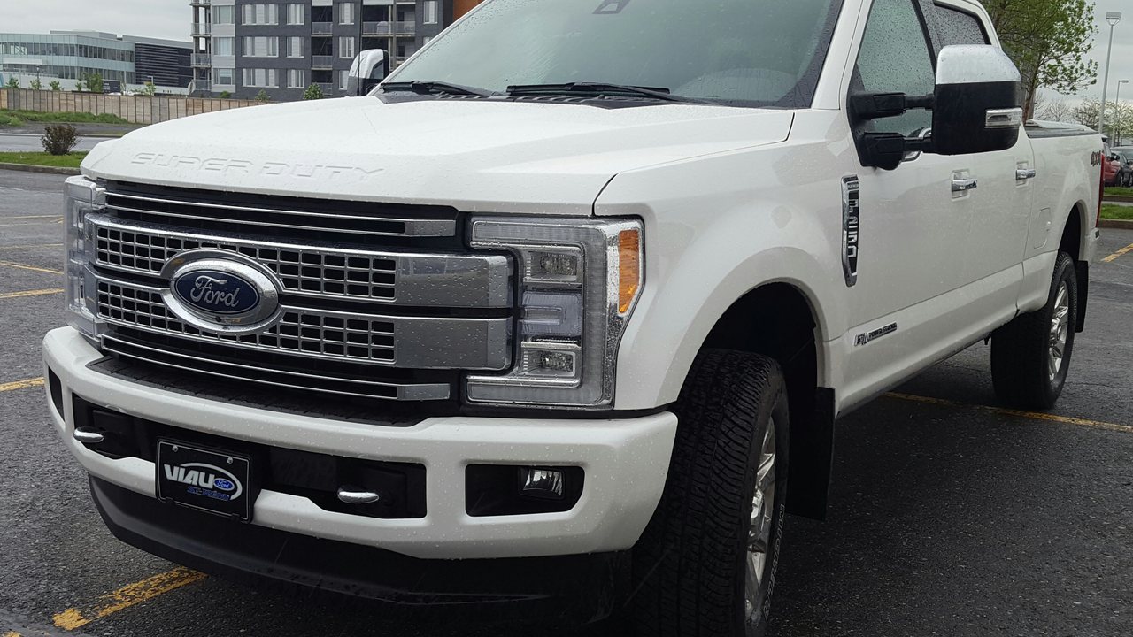 Ford F-250 Super Duty pickup photographed outdoors