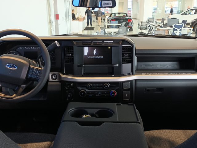 Dashboard and instrument cluster of a 2023 Ford F-250 Super Duty XL